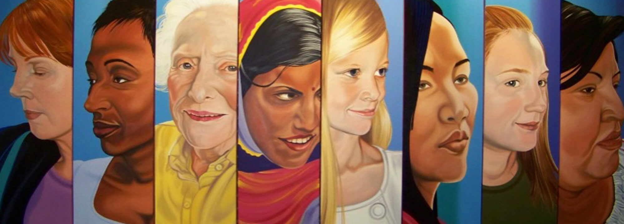 Mural artwork at The Women's Center
